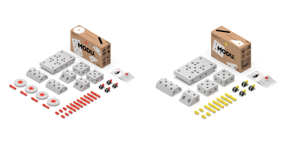 Open ended speelplezier bouwen met MODU blokken - Dreamer Kit Explorer Kit