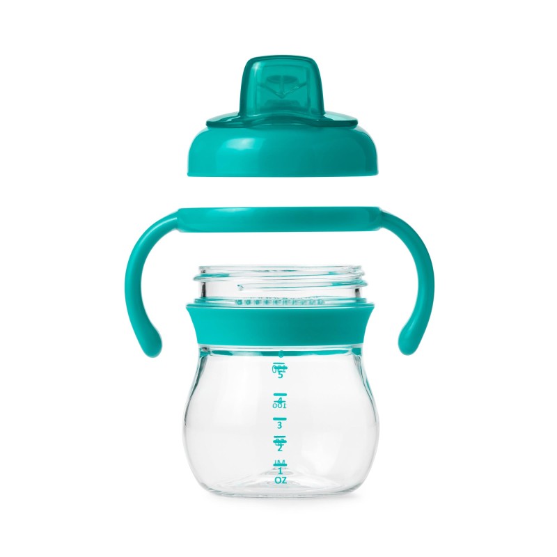 Gobelet anti-fuite pour bébé avec paille pour enfants avec bec verseur en  silicone souple pour enfants sans BPA et tasse à eau pour enfants (Bleu)