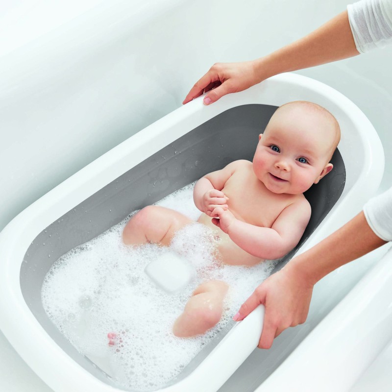 Splash And Bathtub Grey Babymatters, How To Take Bath Without Bathtub