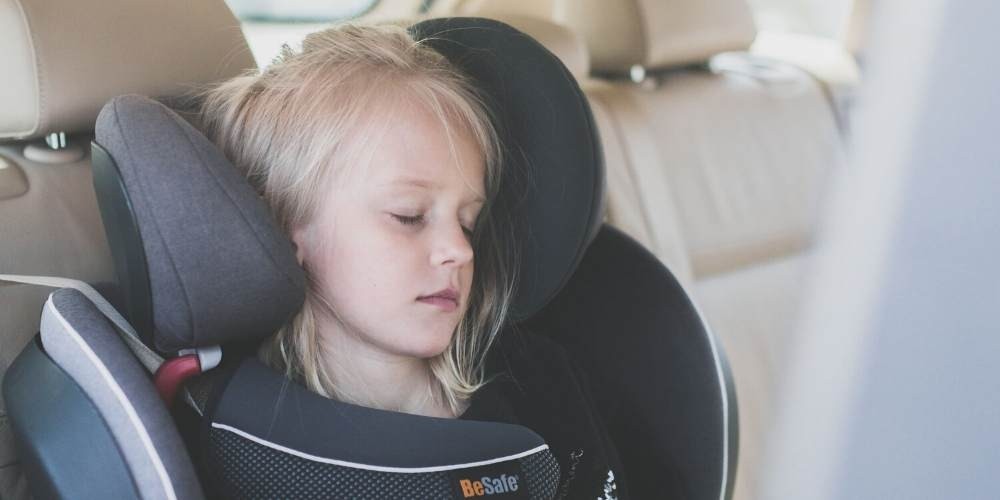 BeSafe slaapkussen voor in de auto met kinderen