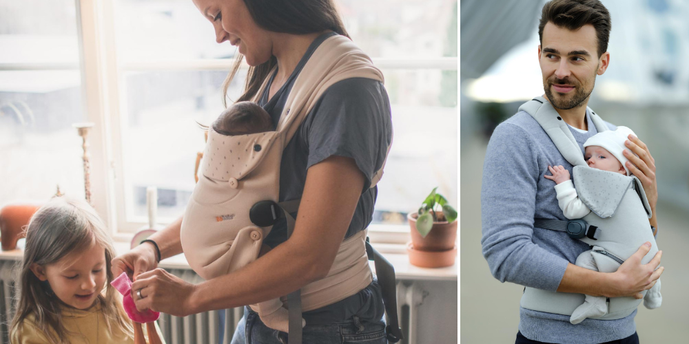 12 x useful and beautiful baby products or gifts for a newborn baby - baby carrier BeSafe Haven