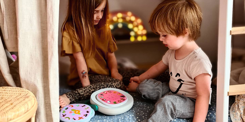 #sleepover: Is your child spending a night at family or a friend’s house? These 3 items for kids are definitely not to be missed! - TIMIO educational and interactive audio player toy for children