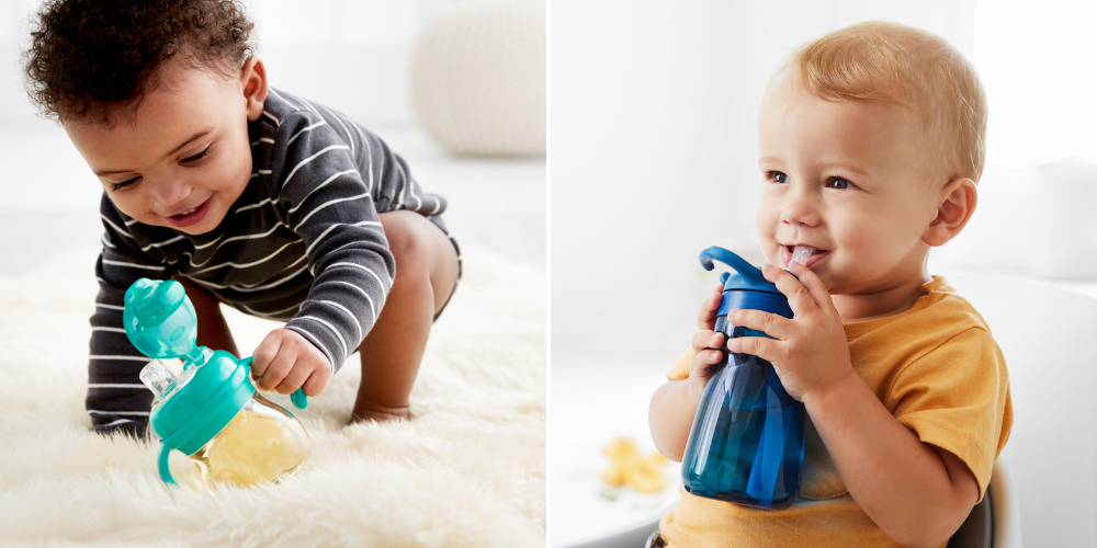 Is your child going to daycare or preschool? These handy products make it easy for both parent and child - drinking cups bottles OXO Tot