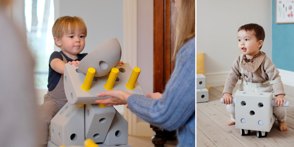 Gift idea: Educational fun toys for children ages 2 and up - MODU blocks open ended