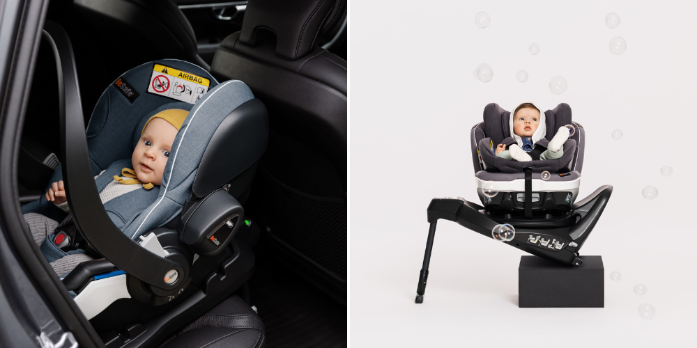 12 x handig en mooi babyproduct of cadeau voor een pasgeboren baby - autostoel iZi Go Modular X1 Turn B BeSafe