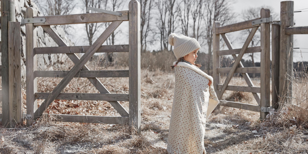 Warm footmuffs, cute hats and more… discover ‘winter on the prairie’: Elodie’s new collection - baby blankets soft warm Pearl Velvet