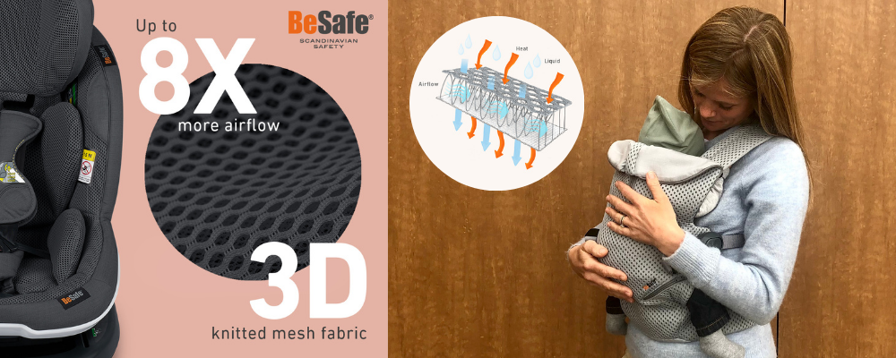 BeSafe car seat with breathable fabric