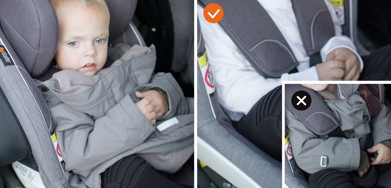 Pourquoi c'est dangereux de garder le manteau épais dans le siège auto… -  BABYmatters